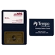 Fold Over Card Case with 2 clear pockets