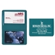 Fold Over Card Case with 2 clear pockets
