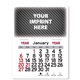 Adhesive Peel - N - Stick(R) Calendar - Rectangle