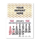 Adhesive Peel - N - Stick(R) Calendar - Rectangle