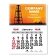 Adhesive Peel - N - Stick(R) Calendar - Rectangle