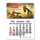 Adhesive Peel - N - Stick(R) Calendar - Rectangle