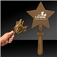 Matte Gold Star Shape Hand Clappers