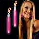 Pink Glow Clip On Earrings