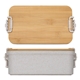 Chuckwagon Stackable Lunch Box With Bamboo Lid Utensils