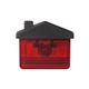 Recycled PS House Shape Magnetic Memo Clip