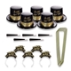 Golden Fantasy New Years Eve Party Kit for 50 People