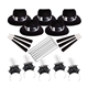 Silver Midnight New Years Eve Party Kit for 50 People