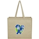 4 oz Recycled Cotton Shopper Tote with Laminated Interior