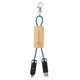 Bamboo Concealer Cable Key Tag