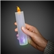 LED Silver Glitter Candle
