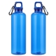 Aloha 25 oz RPET Reusable Translucent Bottle w / Carabiner
