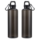 Aloha 25 oz RPET Reusable Translucent Bottle w / Carabiner