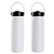Lennon 20 oz Eco - friendly Straw Lid Vacuum Bottle