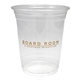 12 oz Soft Sided White Plastic Cup