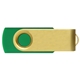 Type - C USB Flash Drive Gold Swivel