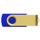 Type - C USB Flash Drive Gold Swivel
