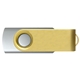 Type - C USB Flash Drive Gold Swivel