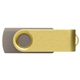 Type - C USB Flash Drive Gold Swivel
