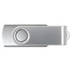 3.0 USB Flash Drive Silver Swivel