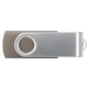 3.0 USB Flash Drive Silver Swivel