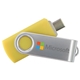Type - C USB Flash Drive Silver Swivel