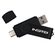 Scottsdale Flash Drive Type A C Black Swivel