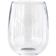12 oz Clear Stemless Wine Glass