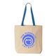 Liberty Bags Natural Tote with Contrast - Color Handles