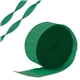 Green Crepe Paper Streamer