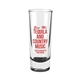 Jolt 2 oz Double Shooter Shot Glass with Color Bottom