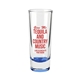 Jolt 2 oz Double Shooter Shot Glass with Color Bottom
