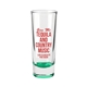Jolt 2 oz Double Shooter Shot Glass with Color Bottom