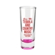 Jolt 2 oz Double Shooter Shot Glass with Color Bottom