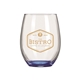 Wine OClock 9oz ARC Stemless Wine Glass C8832 with Color Bottom