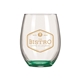 Wine OClock 9oz ARC Stemless Wine Glass C8832 with Color Bottom
