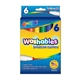 Set of 6 Washable Markers - Assorted Colors - USA Made