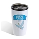 Optima 14 oz Stainless Steel / Polypropylene Tumbler - Peace