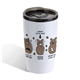 Optima 14 oz Stainless Steel / Polypropylene Tumbler - Coffee
