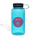34 oz H2go Wide 2.0 - Aqua - Patriotic