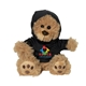 TED T. BEAR w / HOODIE 6 Plush Teddy Bear With Hoodie