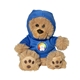 TED T. BEAR w / HOODIE 6 Plush Teddy Bear With Hoodie