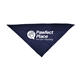 Large Triangle Pet Bandana with Screen Print