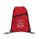 Gemma Recycled Slant Zipper Drawstring Bag