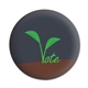Matte Finish Button - 2 Diameter