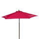 7 Wood Look Tilting Market Umbrella Kit (3 Imprints)