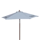 7 Wood Look Tilting Market Umbrella Kit (3 Imprints)