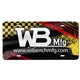 Acrylic License Plate - 12 x 6 - Printed on White With Laser Cuts