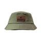 Seeker Bucket Hat, Leather Patch - Laser Engraving