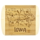 A Slice of Life Iowa Serving Cutting Board